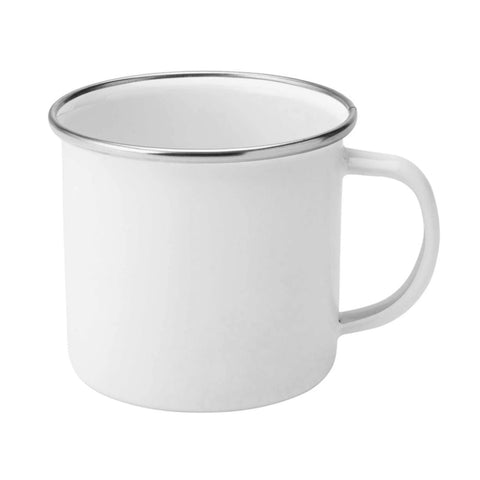 12oz Enamel Mug - White