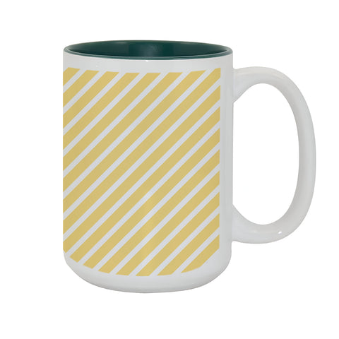 15oz Durham Mug - Inner Coloured - Dark Green