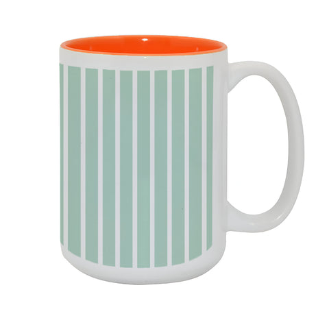 15oz Durham Mug - Inner Coloured - Orange