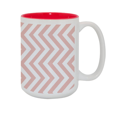 15oz Durham Mug - Inner Coloured - Red