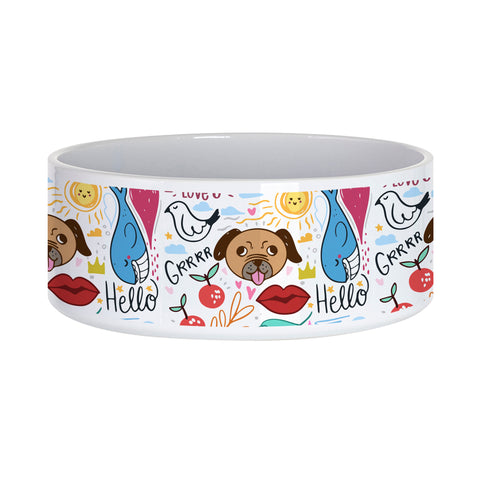 Ceramic Dog Bowl