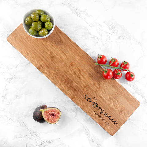 Engraved Large Bamboo Serving Board