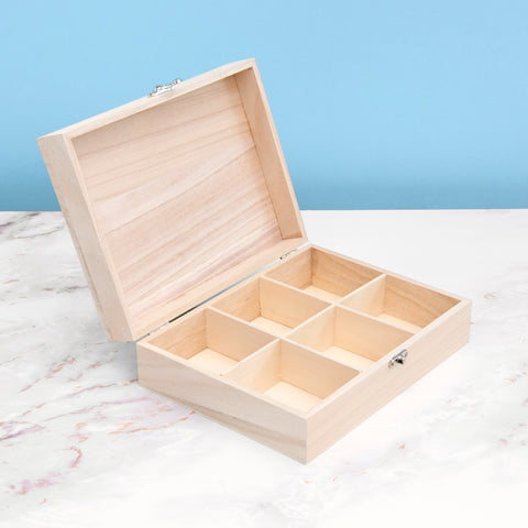 Printed Wooden Tea Box