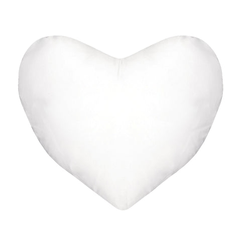 Twill Finish Heart Cushion Cover