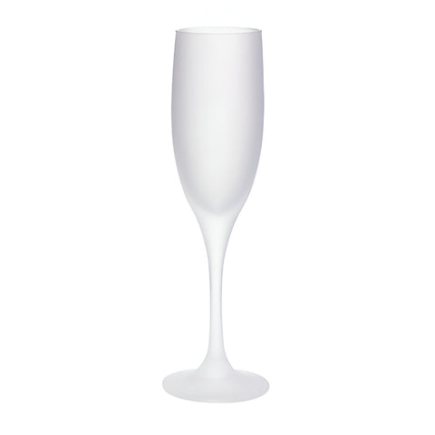 190ml Frosted Glass Champagne Flute