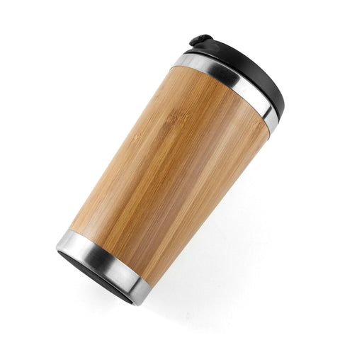 Engraved Bamboo Travel Mug