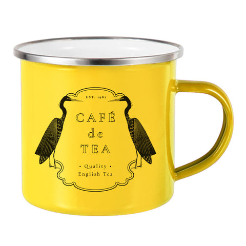 12oz Enamel Mug - Yellow