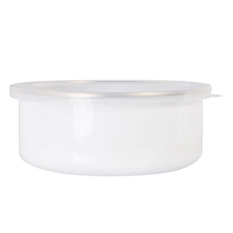 20oz Enamel Bowl With Lid