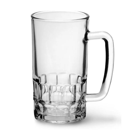 16oz Glass Beer Stein - Dimpled