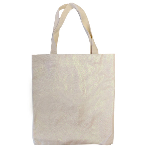 Glitter Tote Bag with Short Handles