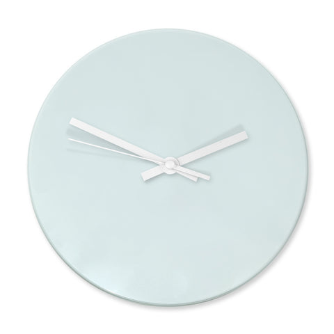 Glass Round Wall Clock - 30cm