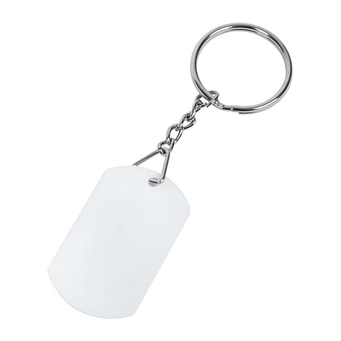 Plastic Keyring - Oblong