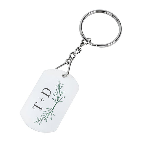 Plastic Keyring - Oblong