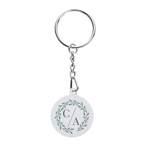 Plastic Keyring - Round