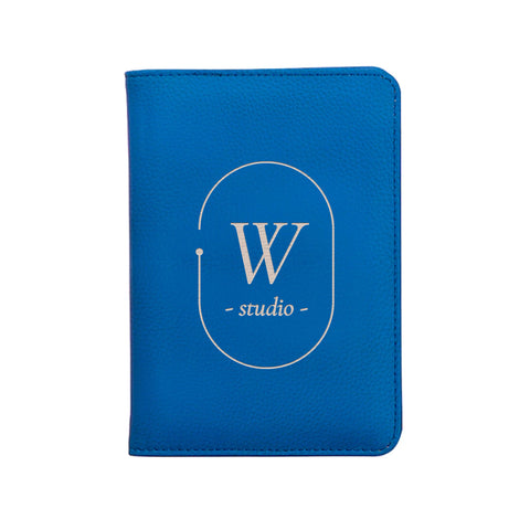 Engravables - LEATHER - Passport Holder - Dark Blue