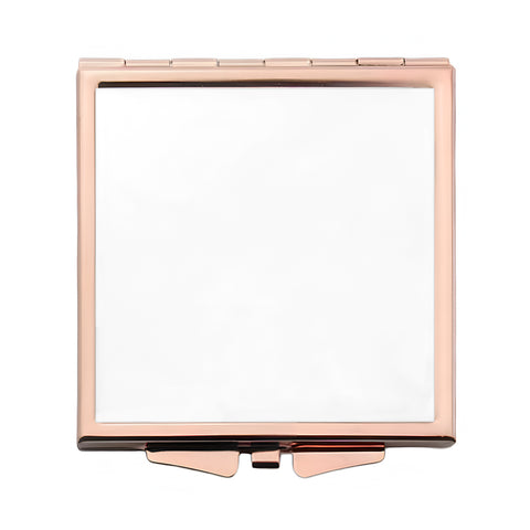 Square Compact Mirror - Rose Gold