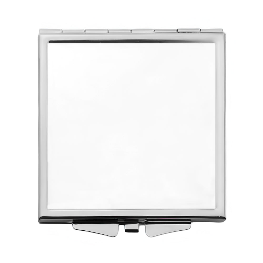 Print On Demand Square Compact Mirror - Chrome | Treat POD – Treat Pod ...