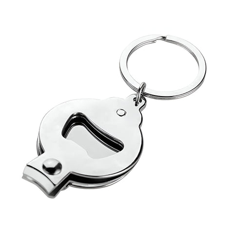 Metal Keyring - Nail Clipper/ Bottle Opener