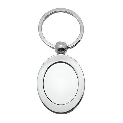 Metal Keyring - Oval - Vertical