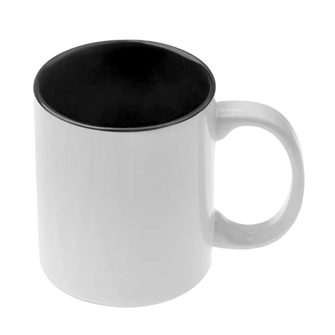 11oz Durham Mug - Two Tone - Black