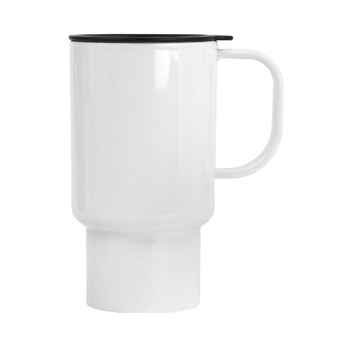 Plastic Travel Mug with Black Lid