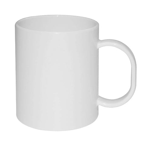 11oz Polymer Mug - White - Glossy Finish