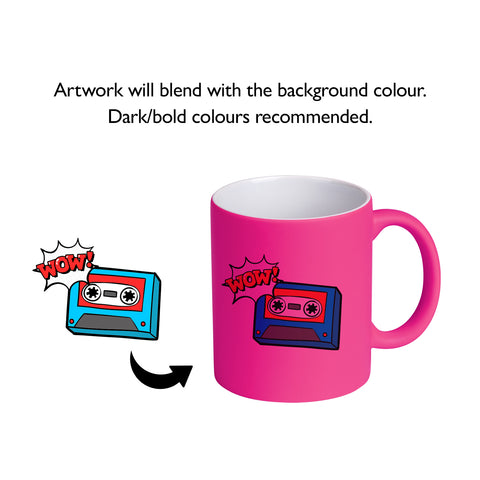 11oz Durham Mug - Fluorescent Pink