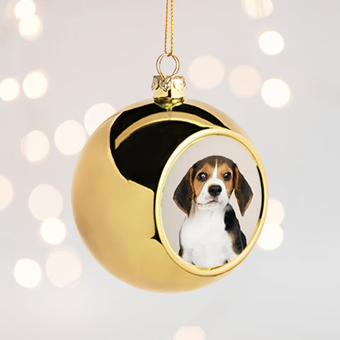 Christmas Bauble - Gold