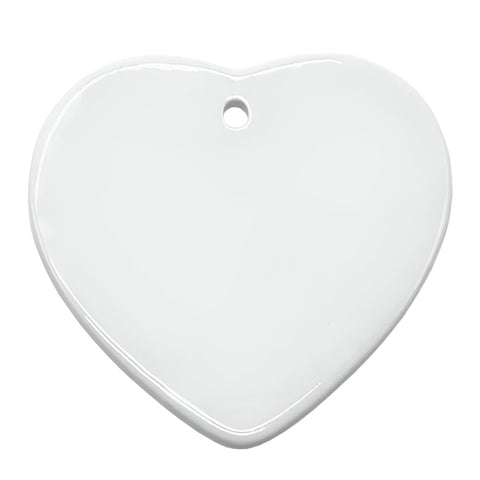 Hanging Ceramic Ornament - Heart