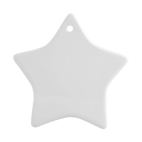 Hanging Ceramic Ornament - Star