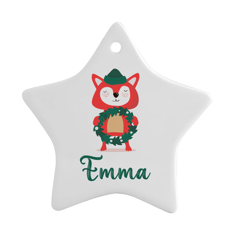 Hanging Ceramic Ornament - Star