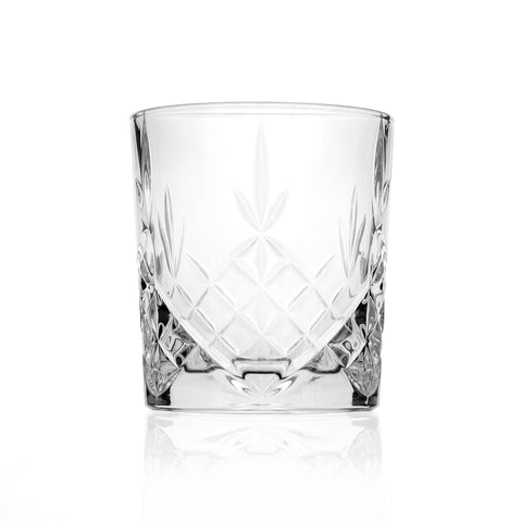 Etched Crystal Whisky Tumbler