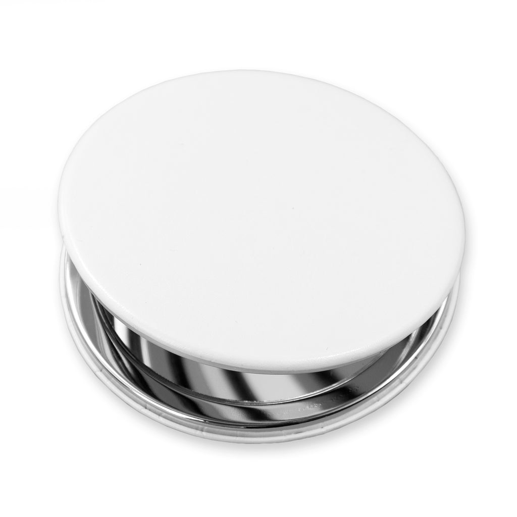 Printed Round PU Compact Mirror