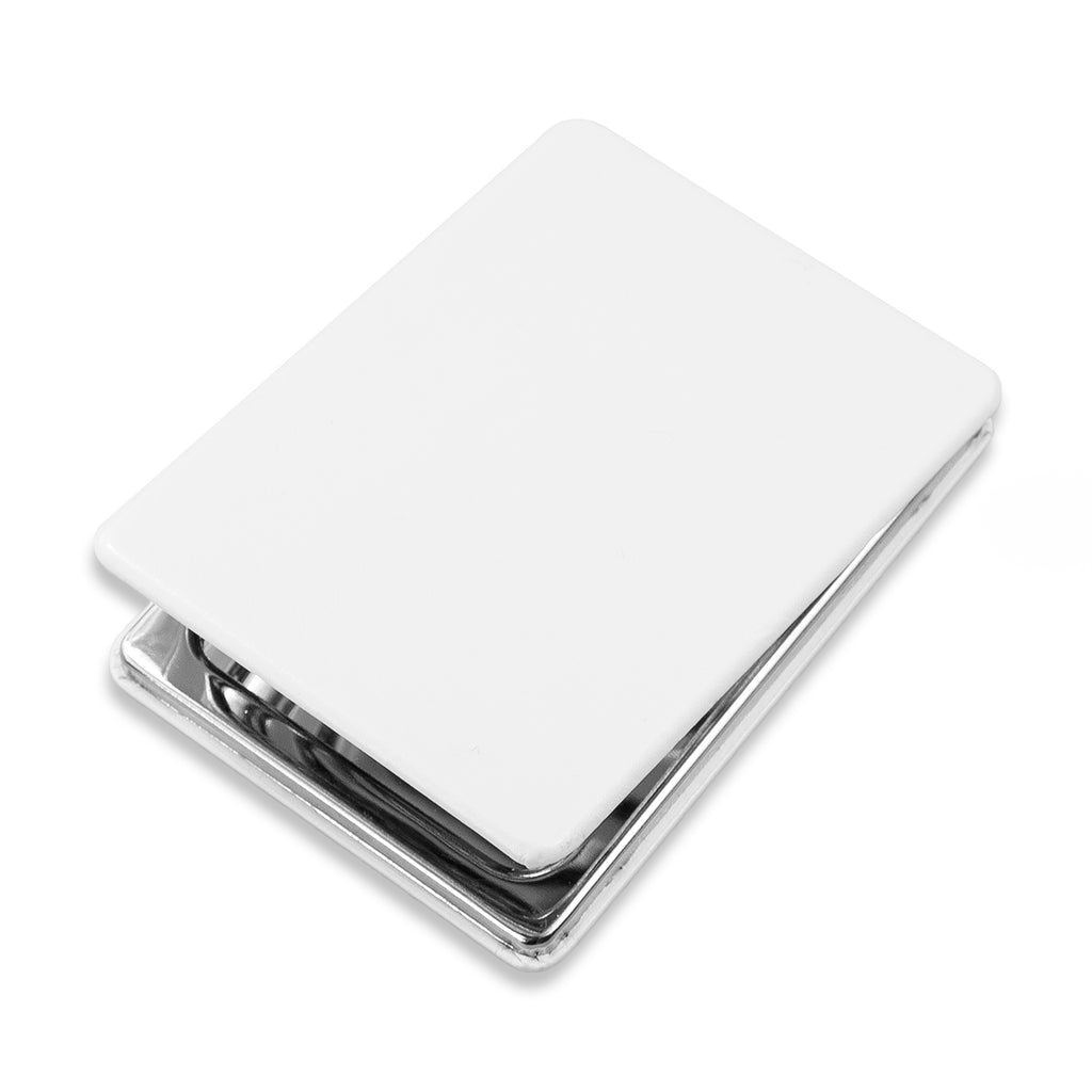 Printed Rectangle PU Compact Mirror