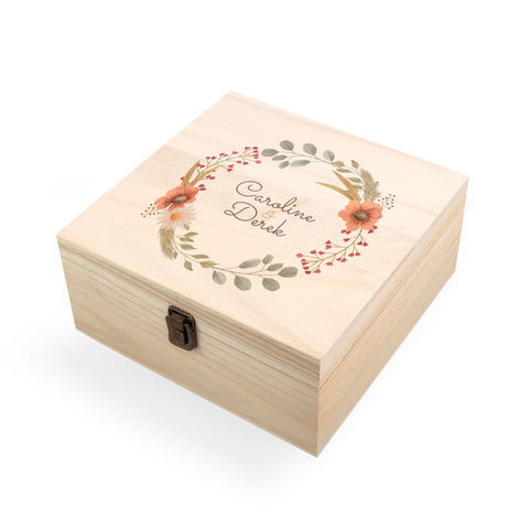 Printed Medium Wooden Box