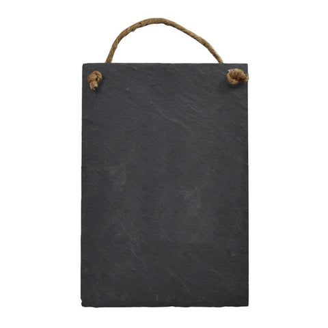 Black Slate - Engravable - Hanging Memo Board