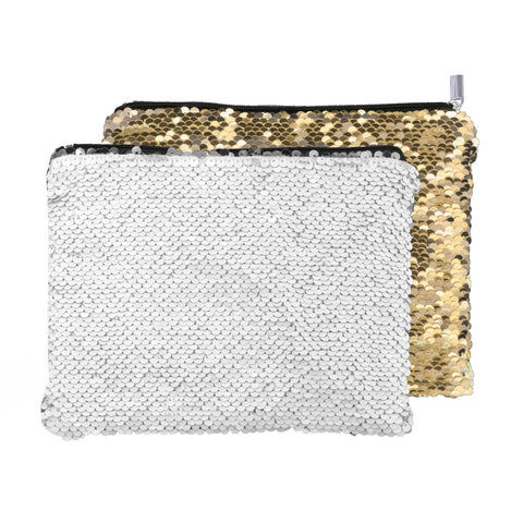 Sequin Handbag/ Cosmetic/Purse - GOLD