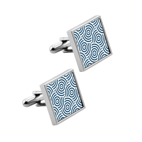 Square Cufflinks - Chrome