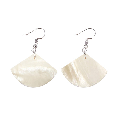 Jewellery - Earrings - Real Shell - Fan