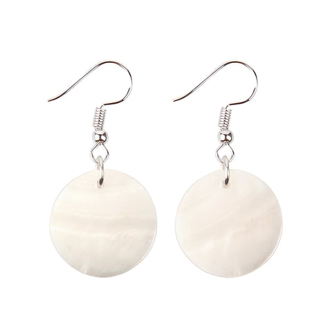 Jewellery - Earrings - Real Shell - Round