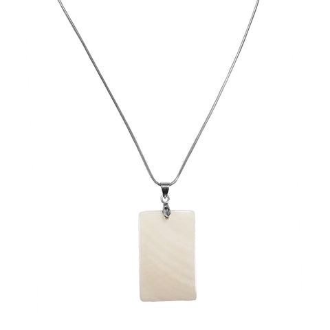 Real Shell Necklace - Rectangle