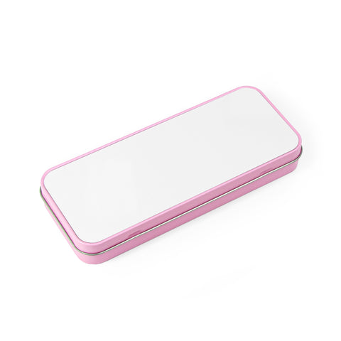 Stationery and Pencil Tin - Pink