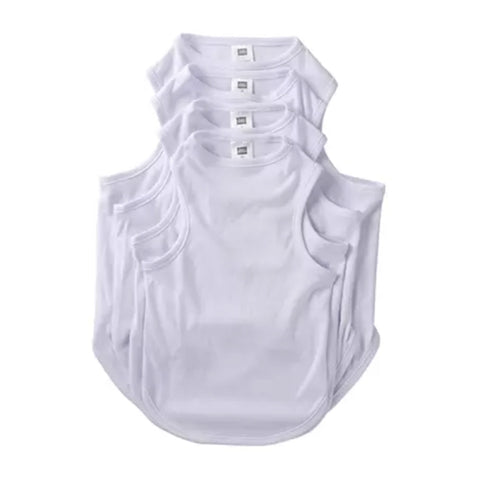 Dog Top Tank T-Shirt - Small - White