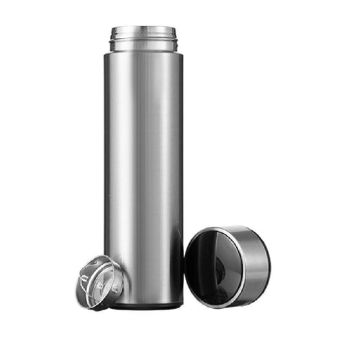 450ml Silver Thermal Flask - No Temp Display