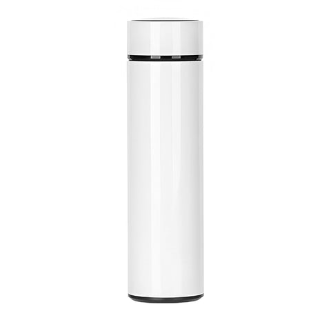 450ml White Thermal Flask - No Temp Display