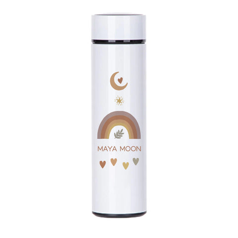 450ml White Thermal Flask - No Temp Display