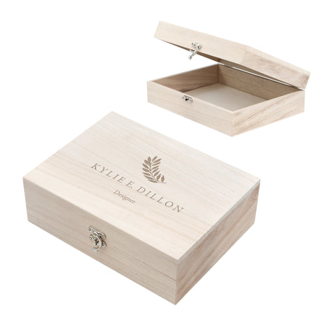 Engraved Wooden Box