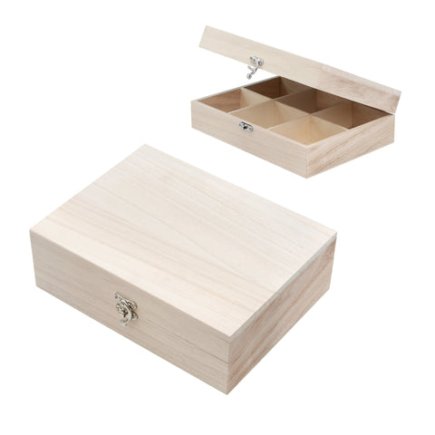 Printed Wooden Tea Box