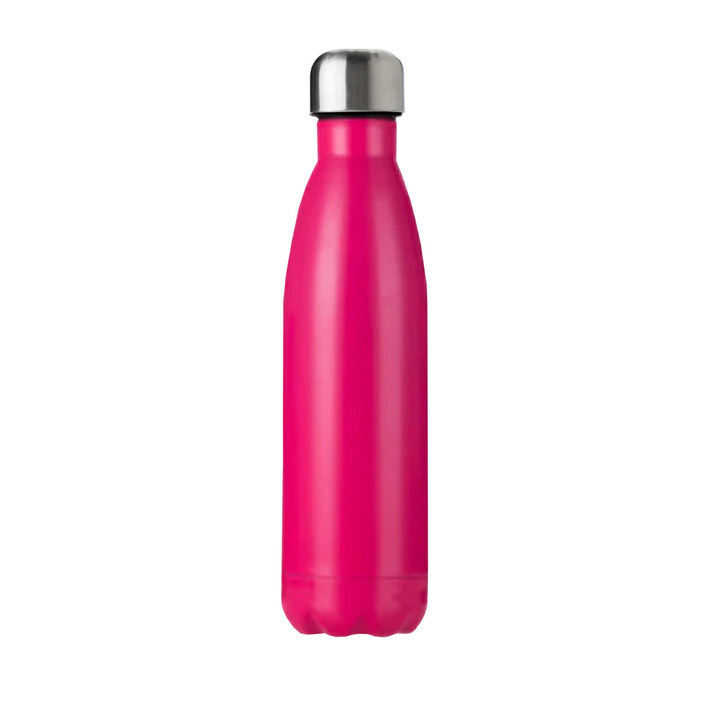 500ml Pink Stainless Steel Bowling Pin Water Bottle