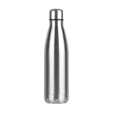 500ml Silver Stainless Steel Bowling Pin Water Bottle